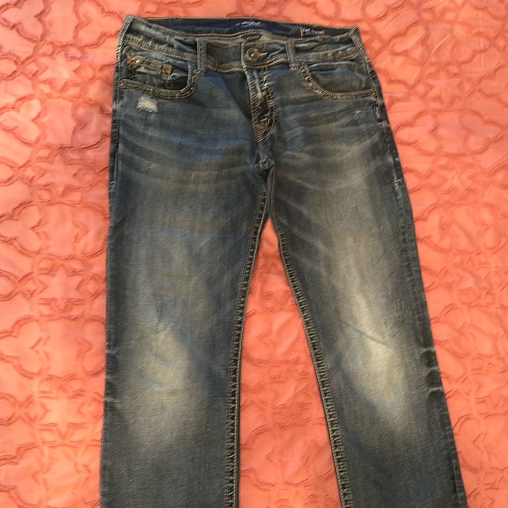 Silver jeans